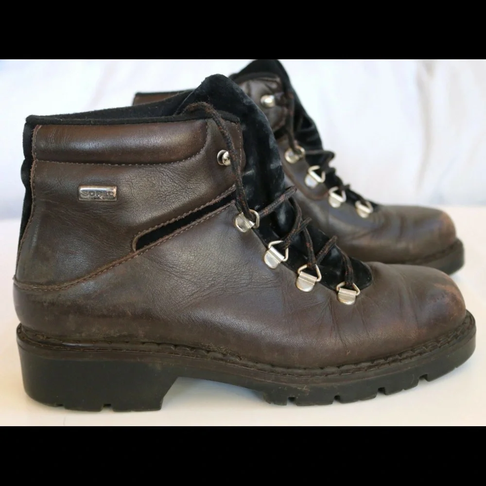 Old School Youth 6‎ Sorel Leather Hikers
